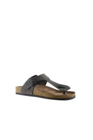 Resim Bueno Shoes Asfalt Greyzi Deri Erkek Parmak Arası Terlik 05mt101 