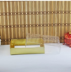 Resim Asetat Kapaklı Karton Kutu 15X15X3 50 Adet Gold N11.9119 