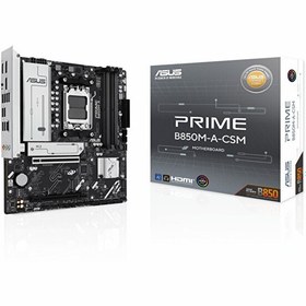 Resim Asus Prime B850M-A-CSM DDR5 8000 MHz OC M.2 HDMI/DP PCIe 5.0 AM5 mATX Anakart 