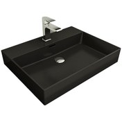 Resim Bocchi Milano 60 CM Lavabo 1376-004-0126 Mat Siyah 
