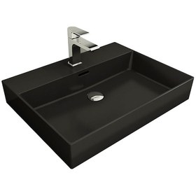 Resim Bocchi Milano 60 CM Lavabo 1376-004-0126 Mat Siyah 