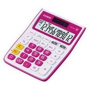 Resim Casio MJ-12VC-RD İşlem Kontrollü 12 Hane Kırmızı Masa Üstü Hesap Makinesi 
