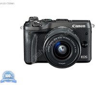 Resim Canon Eos M6 Mark II 15-45mm Stm Lens...Sıfır Ürün... 