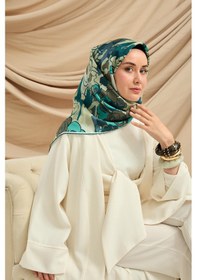 Resim Silk Home Twill İpek Eşarp 11483-27 Küf Yeşili, Turkuaz, Gece Mavisi, Haki 