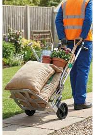 Resim Loas Lskta150a 150kg Alüminyum Gövde Katlanır Paket Taşıma Arabası 