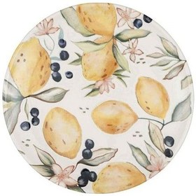 Resim The Mia Limoncello Servis Tabağı 6lı Set 26cm Lmn013 Beyaz 