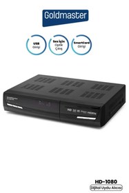 Resim Goldmaster HD-1080 Pvr Dijital Uydu Alıcısı 1080p Yüksek Çözünürlük ve Çoklu Bağlantı Seçenekleri 