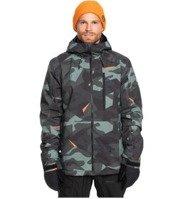 Resim Quiksilver Mission Printed Jk Erkek Snowboard Ceketi Çok Renkli 