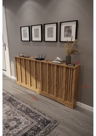 Resim Efes Model Çam Renk 176 CM Petek Kaplama Dresuar Çok Renkli 