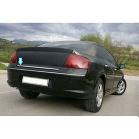Resim Peugeot 407 Uyumlu Bagaj Alt Çıta 2004-2010 Paslanmaz Çelik Parça 