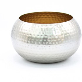 Resim Argentum Metal Saksı Gri 