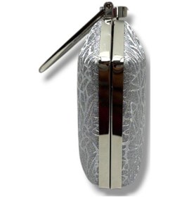 Resim Varol 745-26 Aynalı Simli Abiye Kadın Çanta GÜMÜŞ 