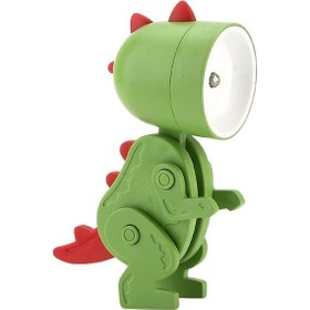 Resim Agoodshop Yeşil Orman Led Gece Lambası Geniş Uygulama Kalem Tutucu İle Güzel Karikatür Gece Lambası 16renk Şarj Edilebilir 