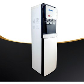 Resim Sıcak Soğuk Ilık 3 Musluklu Tam Boy Beyaz Siyah Arıtmalı Sebil 