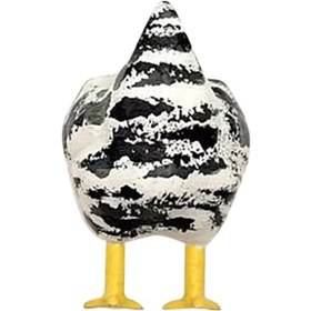 Resim Dofolink Beyaz Kauçuk Tavuk Popoyu Mıknatıslı Buzdolabı Sticker - Komik Dekoratif Ev Aletleri 1 Adet 