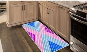 Resim Colorix Carpet Kaymaz Taban Tezgah Önü Mutfak Paspası 50x150 Cm No: 325 