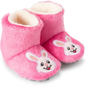 Resim pufien Çocuk Panduf, Bebek Ev Botu, Hayvan Desenli Sevimli Nakışlı Bebek Panduf 