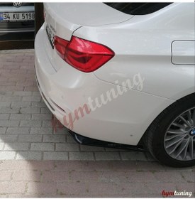 Resim Bmw 3 Serisi F30 Uyumlu Universal Arka Flap Seti Piano Black 