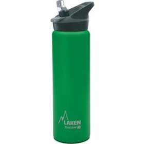 Resim Laken Laken İspanya Üretimi Çelik 18/8 Jannu Termos Sise 0.75L Yesil Matara 