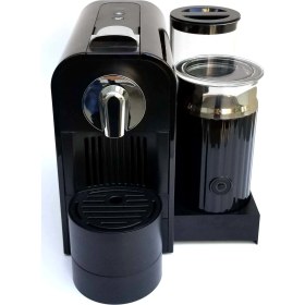 Resim ESPRESSOMM Latte Kapsül Kahve Makinesi Siyah - Nespresso Uyumlu 