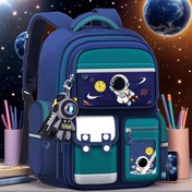 Resim 2025 Yeni Uzay Karikatür Sırt Çantası, Üniversite ve Seyahat için Sevimli Astronot Omuz Çantası 