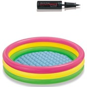 Resim Intex Şişme Tabanlı 3 Boğumlu Sunset Havuz 114x25 Cm 57412. Çok Renkli 