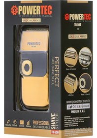 Resim Powertec TR-550 Saç & Sakal Kesme Makinesi Rose Gold 