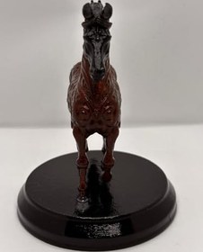 Resim 3d Baskılı At Heykeli Pla 15x15 Cm Dekoratif Biblo Obje 
