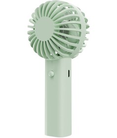 Resim Mini El Tipi Taşınabilir Vantilatör Pil İle Çalışan Usb Şarj Edilebilir Yeşil, 