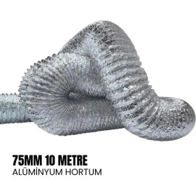 Resim Shuıvan Dizel Isıtıcı 75MM Flexible Hava Hortumu 10 Metre - Alüminyum 