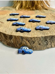 Resim Mr. Home Ahşap Uv Baskılı Arabalı Figür-uv Baskılı Magnet Figür 