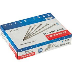 Resim MİMAKS TI-20 SÜPER NIKEL TOPLU İĞNE 20GR 