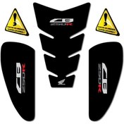 Resim Redline Grafik Cb250r Black Edition Tank Pad & Yan Pad Seti 