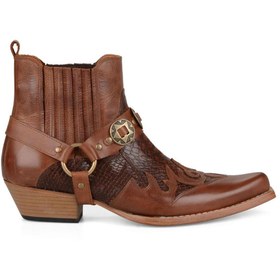 Resim FootCourt Taba Western Erkek Kovboy Botu 