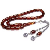 Resim Kapsül Model Polonya Pres Damla Kehribar Tesbih 