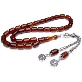 Resim Kapsül Model Polonya Pres Damla Kehribar Tesbih 