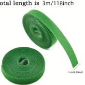 Resim Gaojunshop01 Yeşil 118 İnç Bahçe Bitki Bağlama Bandı Ağaç Dalı Sabitleme Stabiliye Dayanıklı 