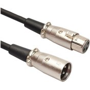 Resim 3 Pimli XLR Erkek-XLR Dİşi Mikrofon Kablosu 1.8M 