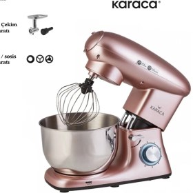 Resim Multichef 1900W Kıyma ve Içli Köfte Aparatlı 5,5 Lt Kapasiteli Stand Mikser Mutfak Şefi 