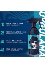 Resim Gyeon Q²M Cure Matte REDEFİNED Mat Boyalı PPF Kaplı Araçlara Özel Koruyucu Bakım Spreyi - 500 ml 