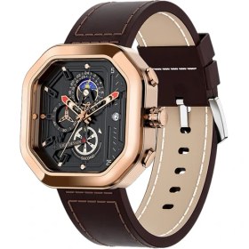 Resim Hanyang Altın Siyah Lıge 2022 Lüks Erkek Saat Kare Spor Kuvars Kol Saati 30 M Su Geçirmez Kronometre Erkekler Için Izle Oymak Relogio Masculino (Yurt Dışından) 