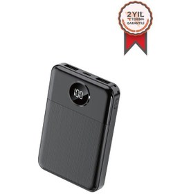 Resim Hızlı Şarj Özellikli 5000 Mah Taşınabilir Powerbank Siyah 