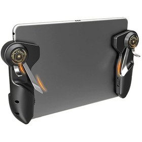 Resim Memo Akpad6K Ipad Tablet Için 6 Parmak Tetik Pubg Mobile Joystic 
