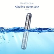 Resim 1 adet/2 adet Paslanmaz Çelik Hidrojen Zengin Alkaline Su Çubuğu - Taşınabilir Hidrojen Zengin Su Filtresi, Alkaline Su İçmek İçin Elektrik Gerektirmez, Sırt Çantaları İçin İyonizer, İçme Suyu İçin Su Filtreleri, Şık Metalik Kaplama, Dayanıklı Yapı 