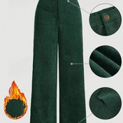 Resim 2025 Sonbahar/Kış Günlük Şık Kadınlar İçin Tek Renk Flanel Pantolon, İlkbahar/Sonbahar/Kış Gezileri ve Randevular için Temel Parça, Sınırlı Süreli Platform Fiyatında 