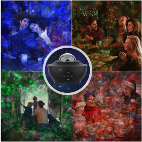 Resim Sepetim Yıldızlı Gökyüzü Projektörü Uzaktan Kumandalı Çocuklara Özel Şarjlı 