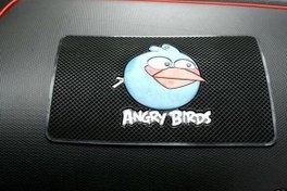 Resim Angry Bird Mavi Torpido Kaydırmaz Ped 