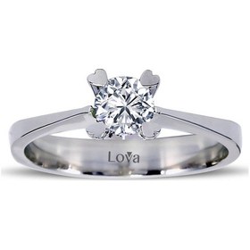 Resim Lova G Renk 0,44 Karat Pırlanta Tektaş Yüzük - Idl - 1050132 
