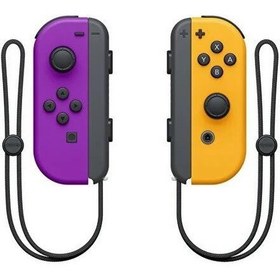 Resim Switch Joy-Con Controller Mor Turuncu 2'li 