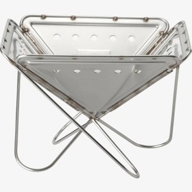 Resim Pack & Carry S Katlanabilir Kamp Ateş Ocağı, Paslanmaz Çelik, Taşıma Çantalı 